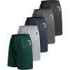 4-black/Dark Grey/Navy Blue/Light Grey/Dark Green