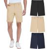 imageCE CERDR 3 Pack Mens Shorts Casual Flat Front Basic Shorts for Men with Pockets
