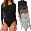 5 Pack:black nude light Grey olive Green coffee
