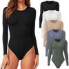 5 Pack:black white nude dark Blue olive Green