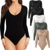 5 Pack Black  Black  White  Olive Green  Nude