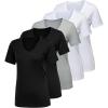 5 Pack Black  Black  White  White  Light Grey