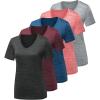 5 Pack Dark Grey  Light Grey  Blue  Wine Red  Watermelon Red