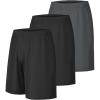 3 Pack Black  Black  Dark Grey