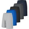 5 Pack Black  Dark Grey  Light Grey  Navy  Blue