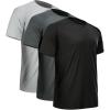 3 Pack Black  Dark Grey  Light Grey