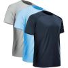 3 Pack Navy  Light Blue  Light Grey