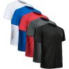 5 Pack Black  Dark Grey  White  Blue  Red